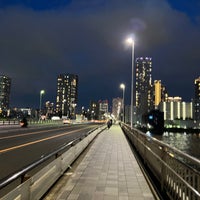 Photo taken at Tsukuda-Ohashi Bridge by Joshua H. on 4/11/2024