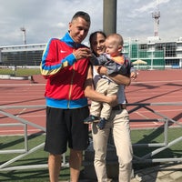 Photo taken at Стадион им. Е. Елесиной by Sandra S. on 6/23/2017