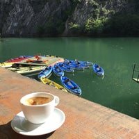 Photo taken at Hotel &amp;amp; Restaurant Canyon Matka by Özcan A. on 5/6/2017