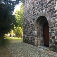 Photo taken at Dorfkirche Mariendorf by Katja D. on 10/13/2019