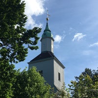 Photo taken at Dorfkirche Mariendorf by Katja D. on 5/12/2019