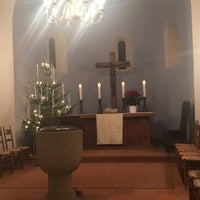 Photo taken at Dorfkirche Mariendorf by Katja D. on 12/24/2019