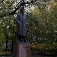 Photo taken at Памятник Александру Блоку by Lidya M. on 10/12/2017