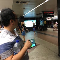 Photo taken at Dhoby Ghaut by Kelly O. on 8/9/2016
