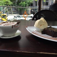 Photo taken at Max Brenner Chocolate Bar by Bakr A. on 11/11/2015