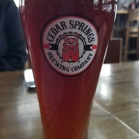 Photo taken at Cedar Springs Brewing Company by Brian B. on 12/9/2021