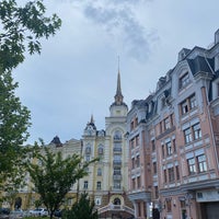 Photo taken at Площа Мистецтв (Сквер на Воздвиженській) by Anastasia L. on 6/7/2021
