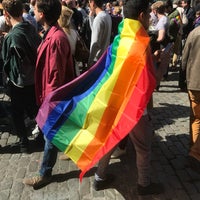 Photo taken at Belgian Pride by Tedi K. on 5/20/2017