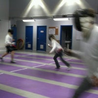 Photo taken at Sheridan Fencing Academy by Zhen on 2/14/2013