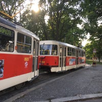 Photo taken at Výstaviště (tram) by Csehszlovák Kém on 6/28/2017