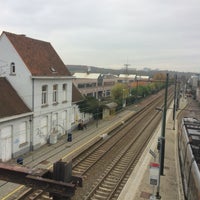 Photo taken at Station Sint-Agatha-Berchem / Gare de Berchem-Sainte-Agathe by Laurence J. on 11/16/2017