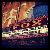 รูปภาพถ่ายที่ The Fox Theater โดย Alan W. เมื่อ 11/8/2012