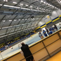 Photo taken at Sportovní hala Jižního Města by Pauls E. on 8/11/2016