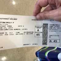 Photo taken at Southwest Airlines Ticket Counter by Emily T. on 6/30/2019