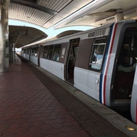 Photo taken at WMATA Blue Line Metro by Emily T. on 7/25/2019