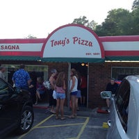Photo taken at Tony&amp;#39;s Pizza by Dru V. on 5/26/2013