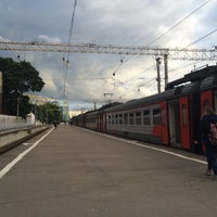 Photo taken at Перрон Павелецкого вокзала by Alex A. on 7/17/2017