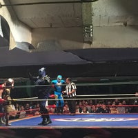 Photo taken at Arena Coliseo by Moni M. on 9/29/2019