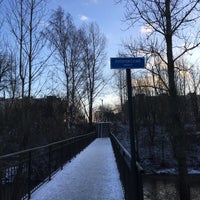 Photo taken at Лупповский пешеходный мост by Anton S. on 11/28/2018