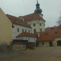 Photo taken at Břevnovský klášter (tram) by Nina R. on 2/25/2014