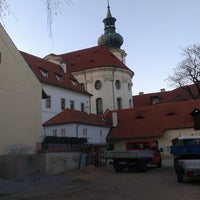 Photo taken at Břevnovský klášter (tram) by Nina R. on 2/24/2014