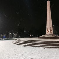 Photo taken at Сквер Советско-Чехословацкой Дружбы by Maria S. on 12/12/2016