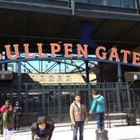 Photo taken at Bullpen Entrance Citi Field by Mike P. on 4/6/2013