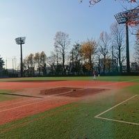 Photo taken at 豊島区立総合体育場 by Hiro I. on 12/1/2017