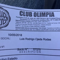 Photo prise au Club Olimpia par Herid Luis Rodrigo O. le5/10/2018