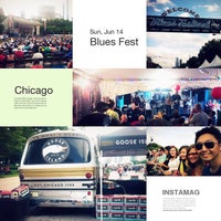 Photo taken at Chicago Blues Fest by Chun T. on 6/15/2015