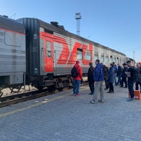 Photo taken at Yuzhno-Sakhalinsk Station by oyabibin on 4/29/2019