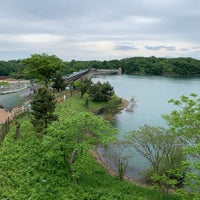 Photo taken at 多摩湖 第二堤防付近 by oyabibin on 5/9/2020