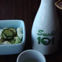 Photo taken at Sushi 101 by oyabibin on 5/21/2014