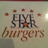 Photo taken at Five Star Burger by J. Nathan S. on 3/23/2013