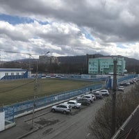 Photo taken at Стадион Динамо by Ilina T. on 3/17/2017