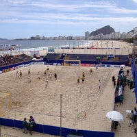 Photo taken at Mundialito de Futebol de Praia by Diego B. on 11/13/2013