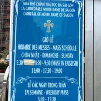 Photo taken at Saigon Notre-Dame Cathedral Basilica by Blue B. on 12/26/2023
