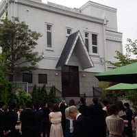 Photo taken at 麻布セント・メアリー教会 by toshiyuki F. on 4/20/2014
