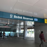 Photo taken at Bedok Reservoir MRT Station (DT30) by Dutchy on 2/13/2018