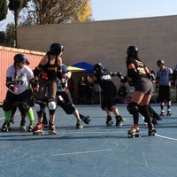 Photo taken at The Lot - SFV Roller Derby by Chrissie O. on 12/21/2013