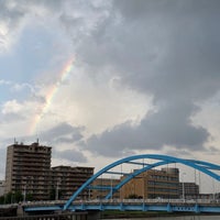 Photo taken at 尾竹橋 by 町 屋 on 9/7/2020