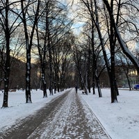 Photo taken at Сквер на Волжском Бульваре by Svetlana S. on 1/23/2020