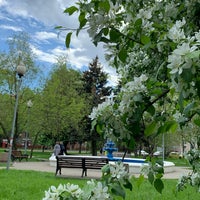 Photo taken at Сквер на Волжском Бульваре by Svetlana S. on 5/16/2021