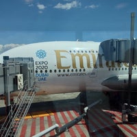 Photo taken at Emirates Flight to Dubai by Alessio L. on 6/1/2014