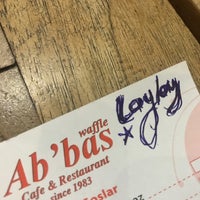 Photo taken at Ab&amp;#39;bas Waffle by Laylay G. on 4/28/2017