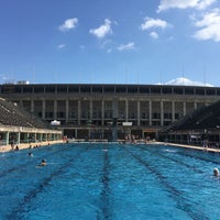 Photo taken at Sommerbad Olympiastadion by Simónir G. on 7/8/2018