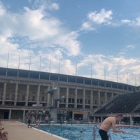 Photo taken at Sommerbad Olympiastadion by Simónir G. on 8/26/2019