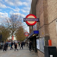 Photo taken at White City London Underground Station by Ozden A. on 11/23/2021