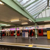 Photo taken at White City London Underground Station by Ozden A. on 11/30/2021