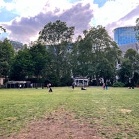 Photo taken at Finsbury Circus by Ozden A. on 7/5/2023